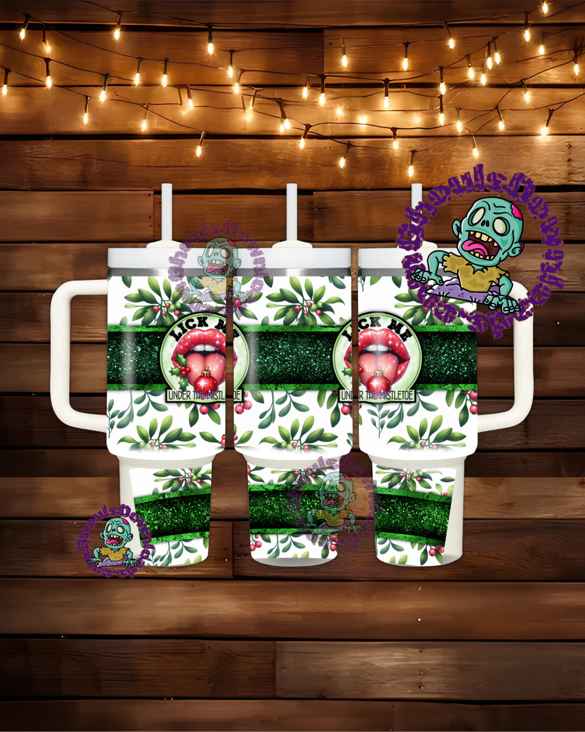 40oz Adult Christmas Lick me