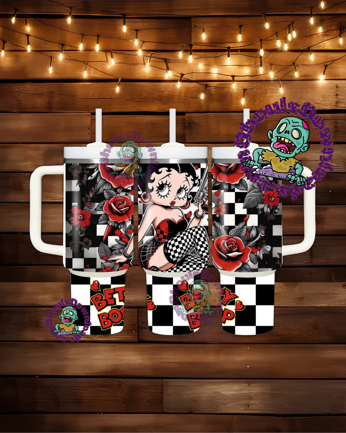 40oz Checkered Betty