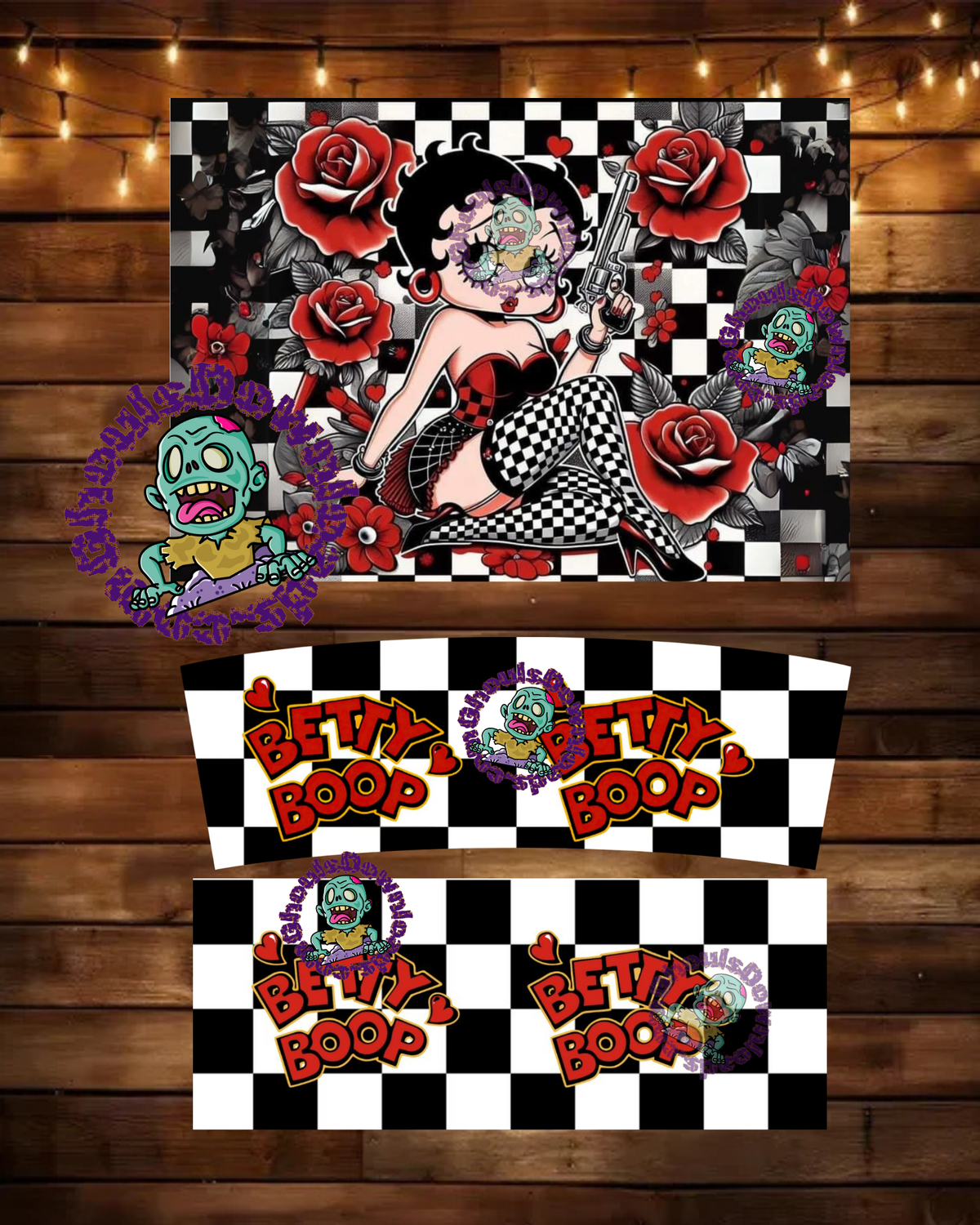 40oz Checkered Betty